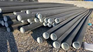 Polyethylene pipes three layers inside white German specifications provided that